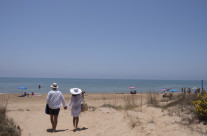 La spiaggia si raggiunge a piedi